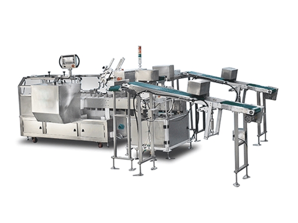 化妝品二合一面膜自動裝盒機